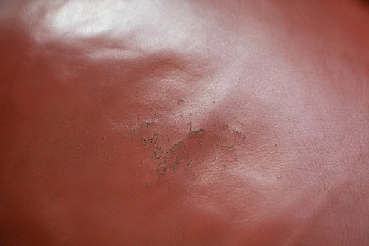 Divano a due posti in pelle bordeaux di Poltrona Frau, anni '90 6