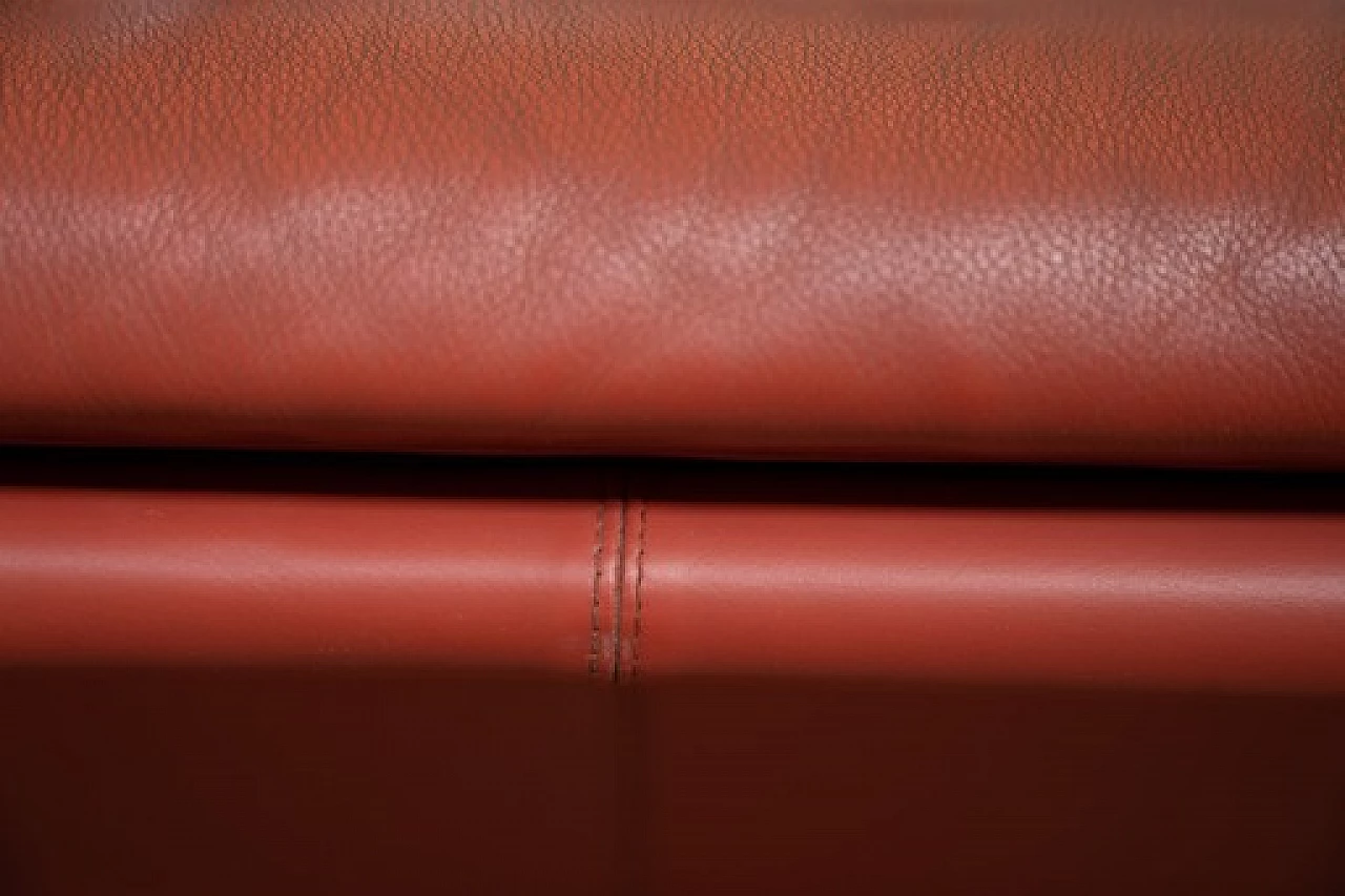 Divano a due posti in pelle bordeaux di Poltrona Frau, anni '90 13