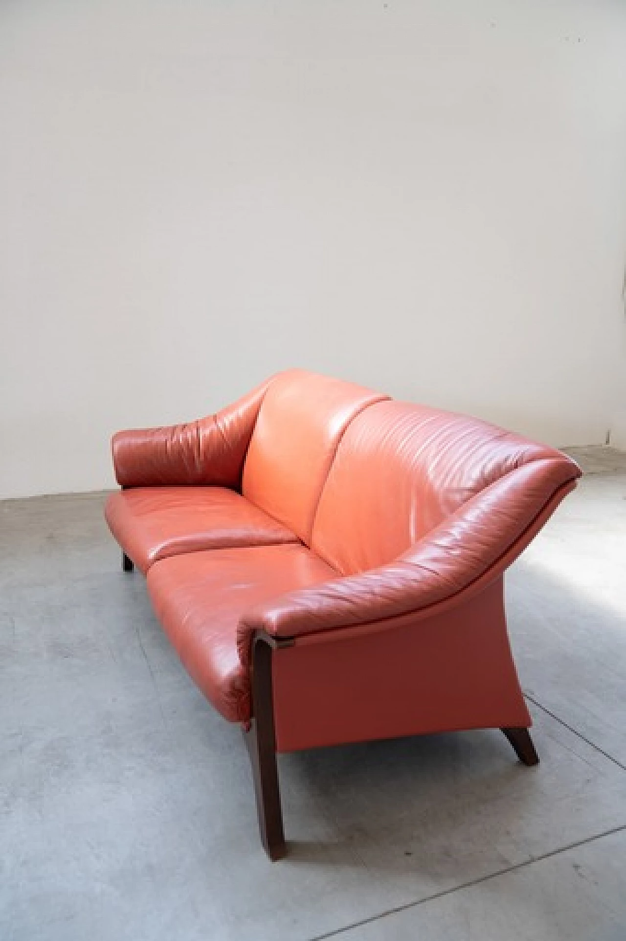 Divano a due posti in pelle bordeaux di Poltrona Frau, anni '90 21