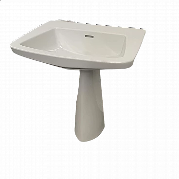 White Oneline washbasin by Gio Ponti for Ideal Standard, 1950s