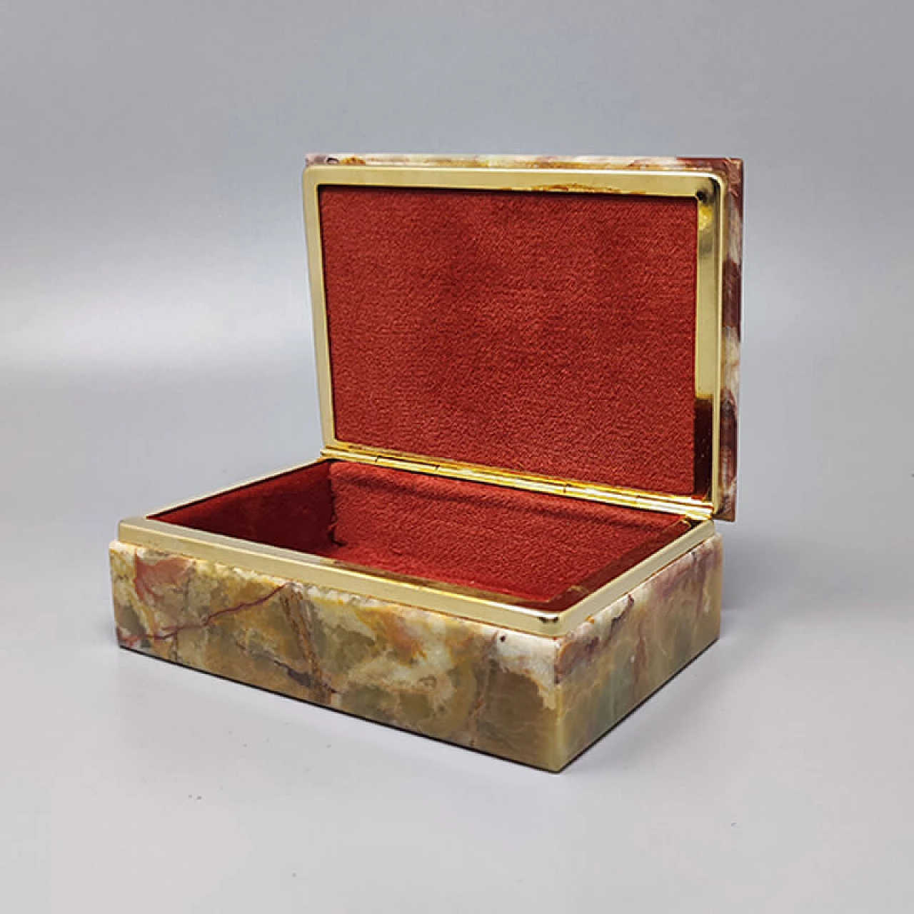 Onyx and gilded metal box, 1960s 7