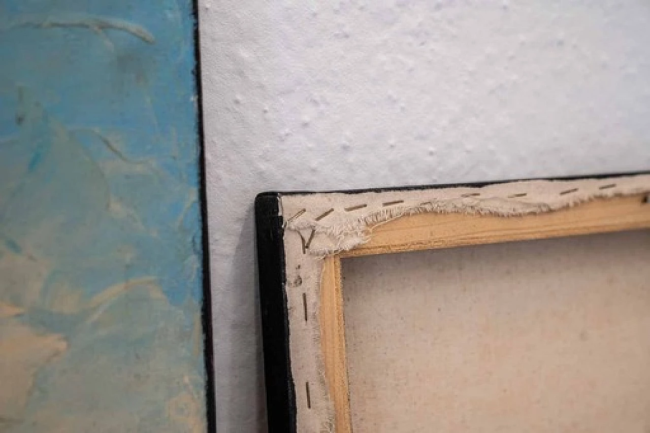 3 Acrylic paintings on canvas of sailboats, 2000s 10