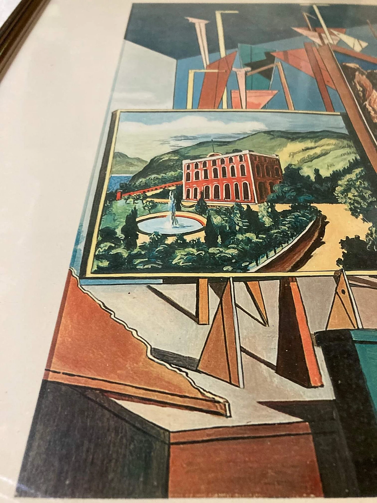 Giorgio De Chirico, Metaphysical interior with biscuits, lithography, 1968 10