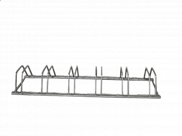 Six-seater iron bicycle rack, 1980s