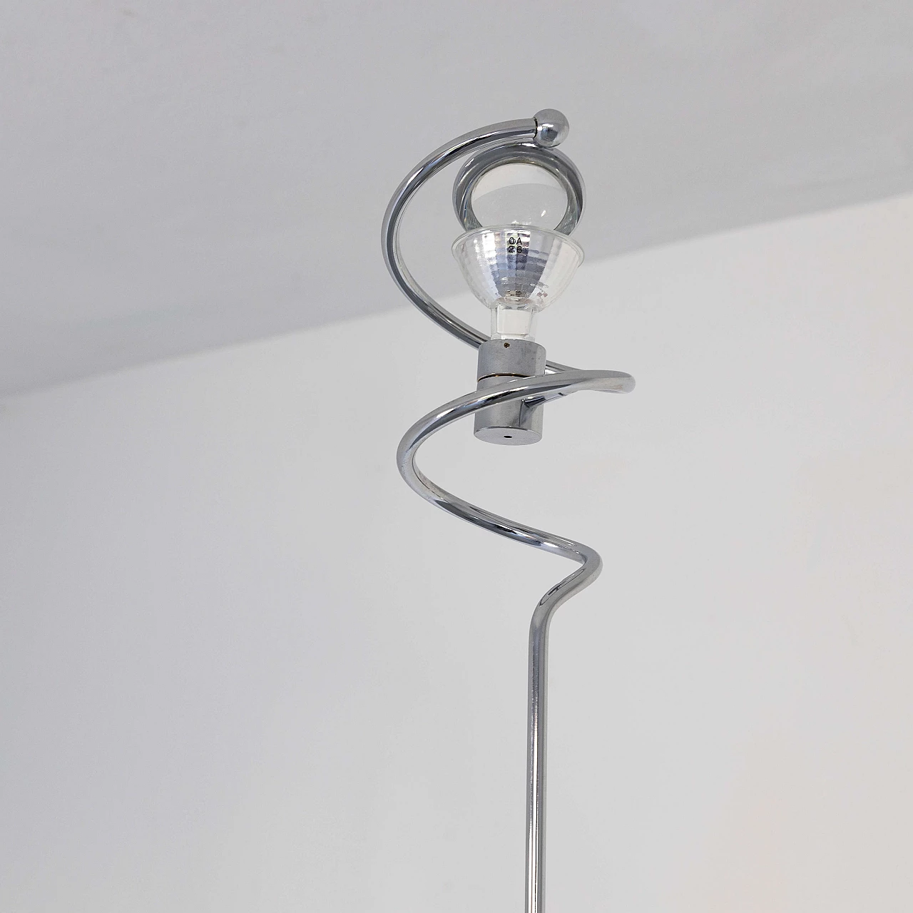 Sistina floor lamp in chrome metal by Skipper 6