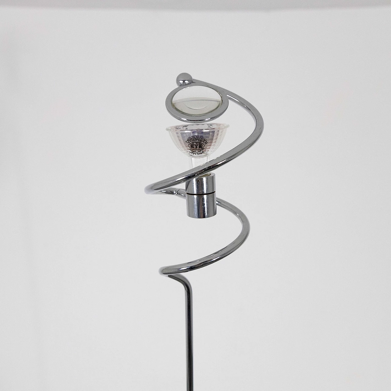 Sistina floor lamp in chrome metal by Skipper 9