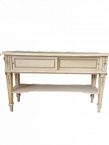 Mobiletto da farmacia Veneziano in legno laccato, fine '800