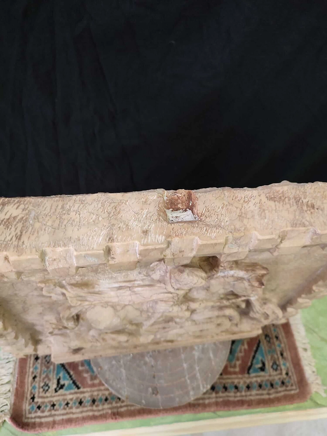 Nembro marble tile with Saint George and the dragon 3