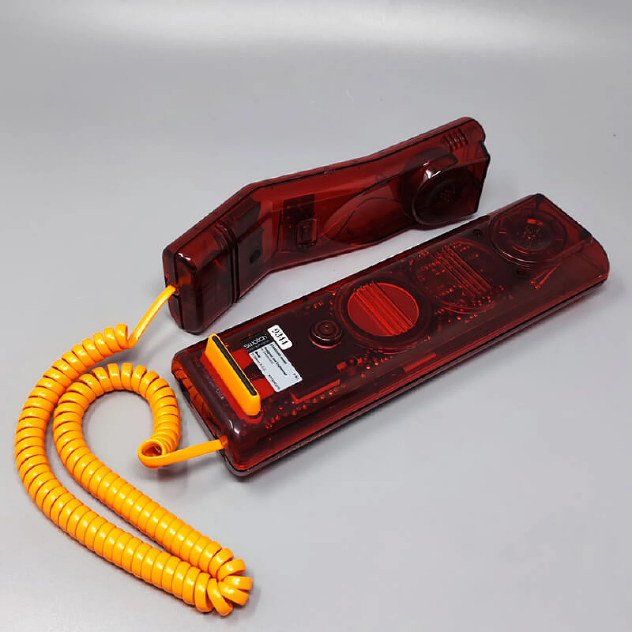 Swatch Twin Phone Deluxe red, 1990s 8