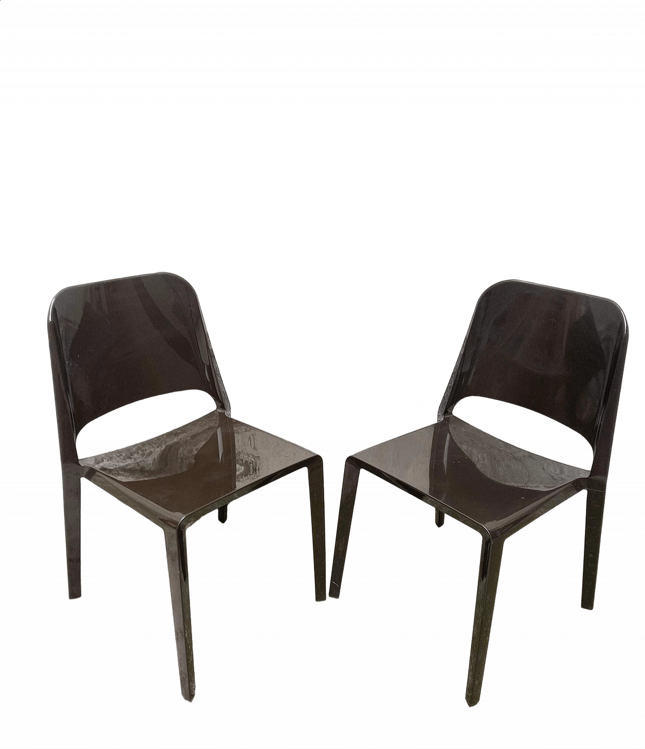 Coppia di sedie impilabili Kate di Zanotta, anni 2000 9