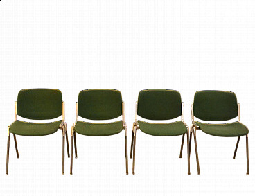 4 Chairs DSC106 by Giancarlo Piretti for Anonima Castelli, 1970s