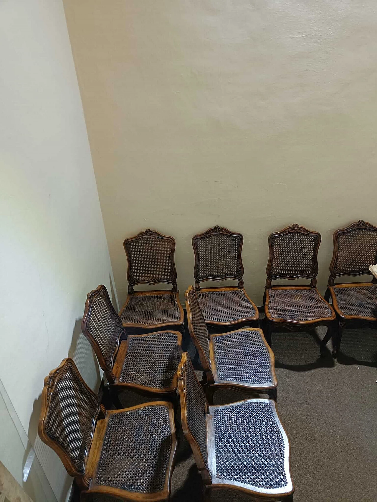 10 Sedie Luigi XV attribuite a Pierre Nogaret, '700 4