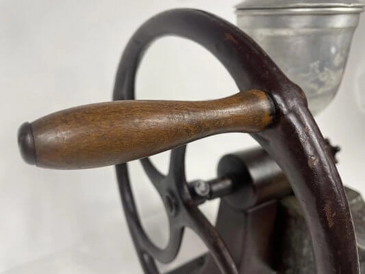 Flywheel coffee grinder, late 19th century 11
