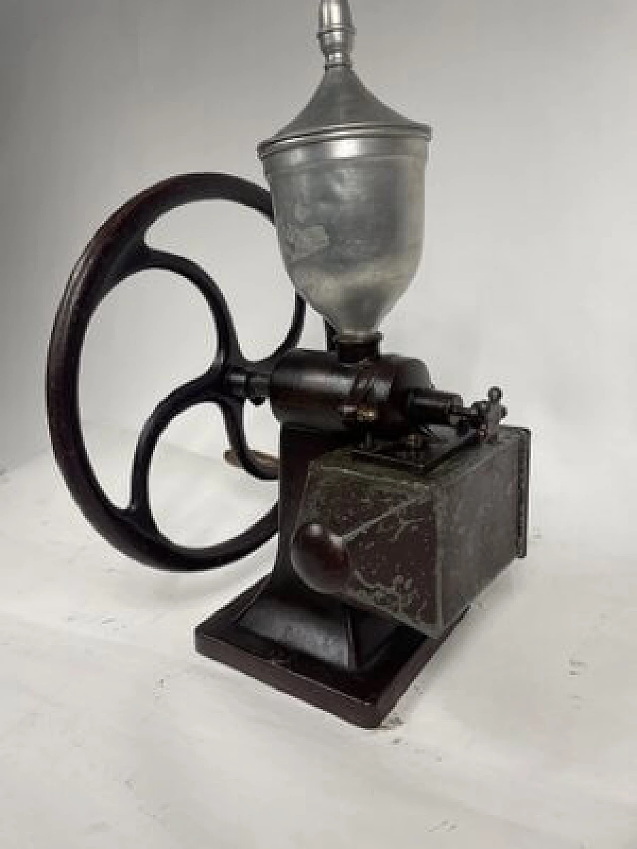 Flywheel coffee grinder, late 19th century 13