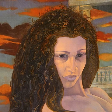 Jean-Michel Lengrand, female nude, oil painting on panel | intOndo