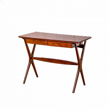 Wood desk with two drawers by Ico Parisi, 1950s