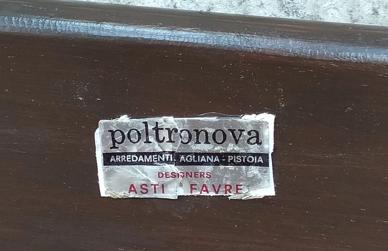 Tavolino Zelda in legno di Sergio Asti per Poltronova, anni '60 2