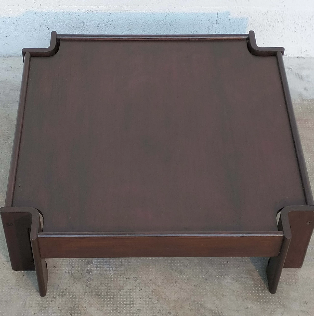Wood Zelda coffee table by Sergio Asti for Poltronova, 1960s 3