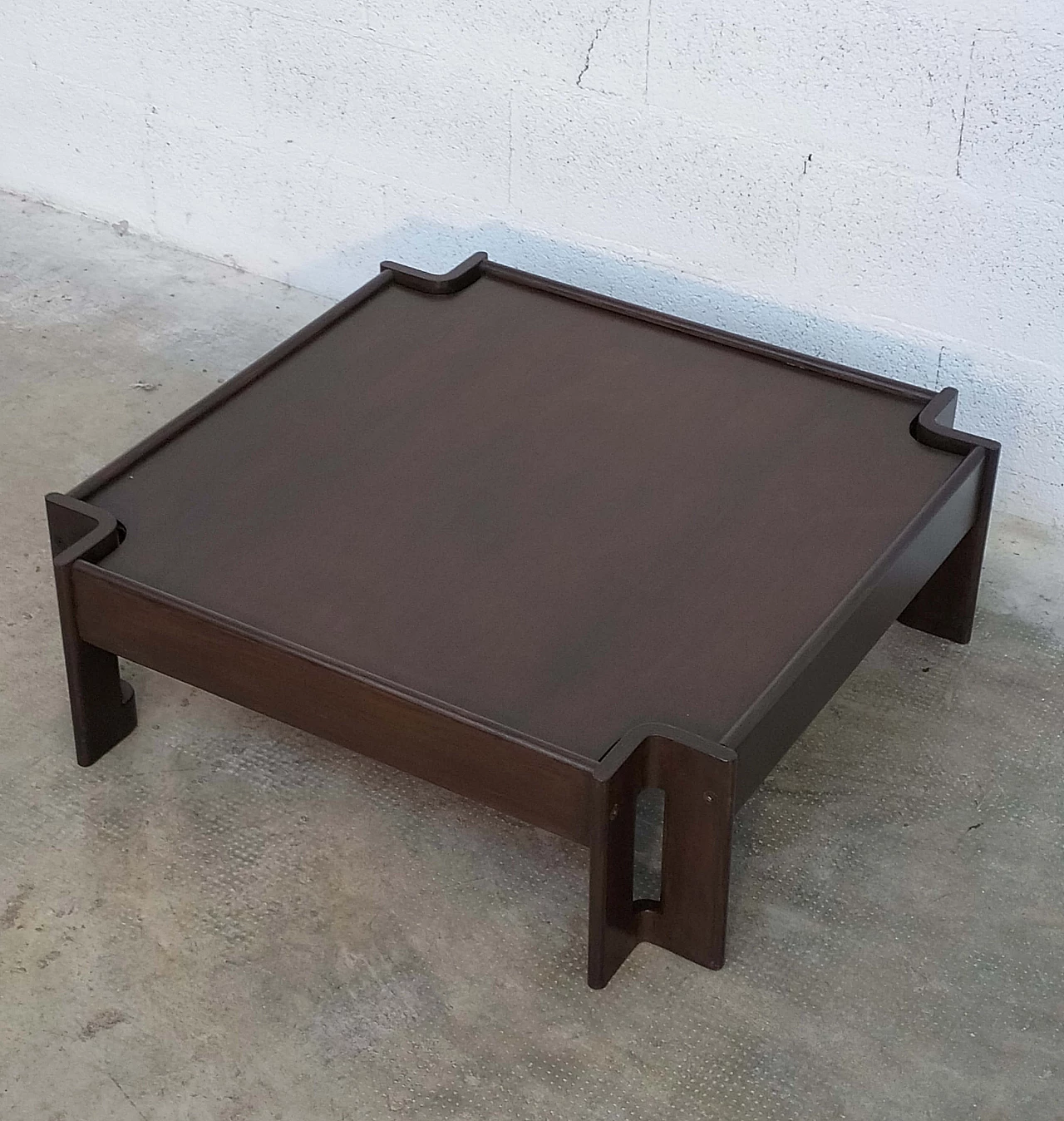 Wood Zelda coffee table by Sergio Asti for Poltronova, 1960s 4