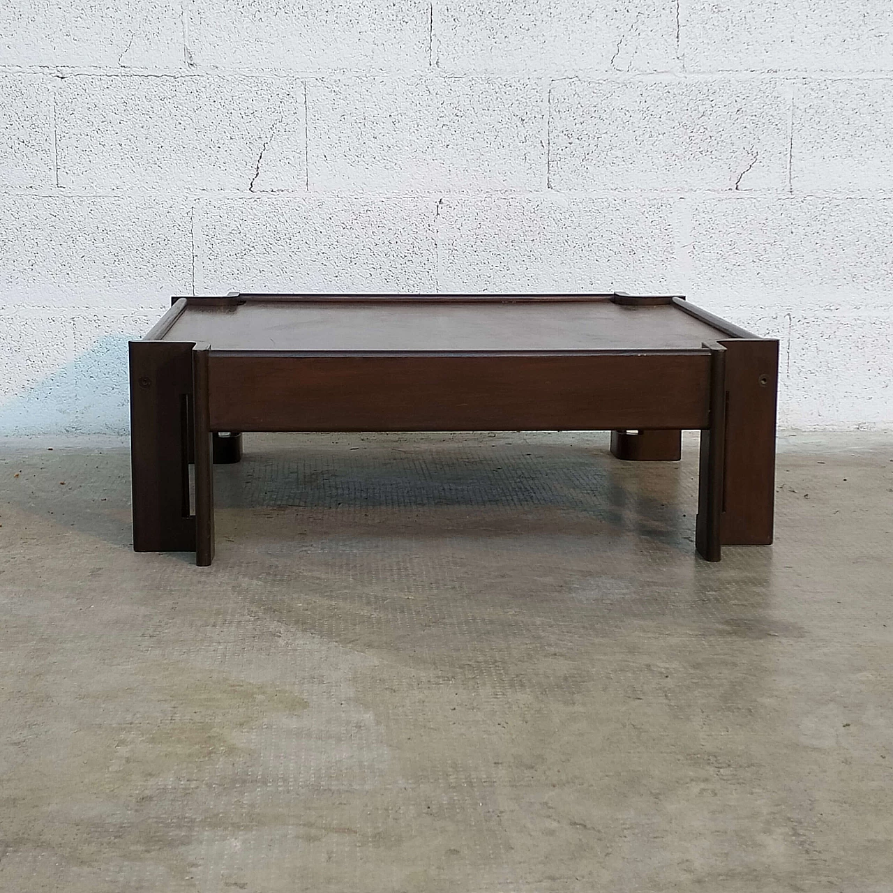 Wood Zelda coffee table by Sergio Asti for Poltronova, 1960s 5