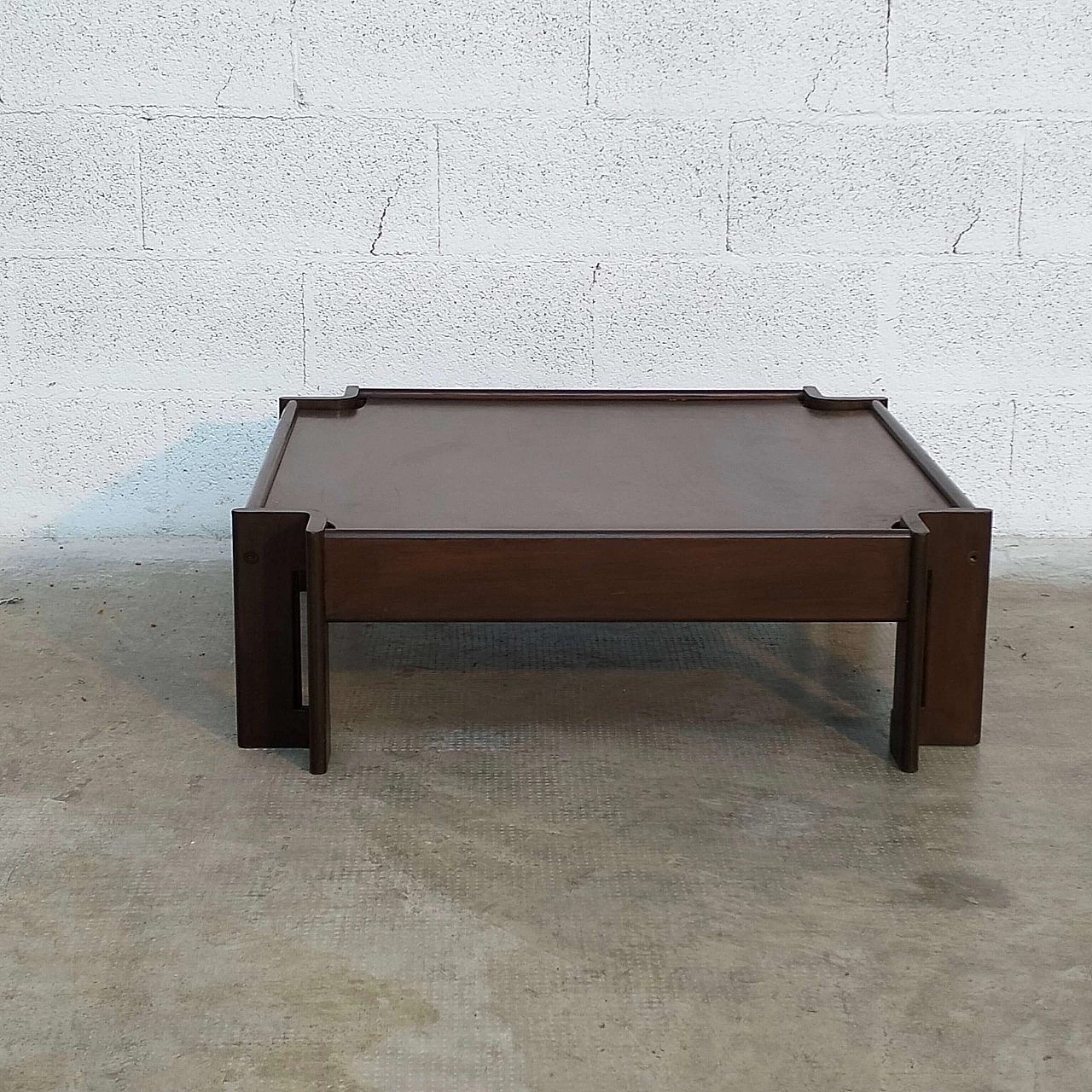 Wood Zelda coffee table by Sergio Asti for Poltronova, 1960s 6