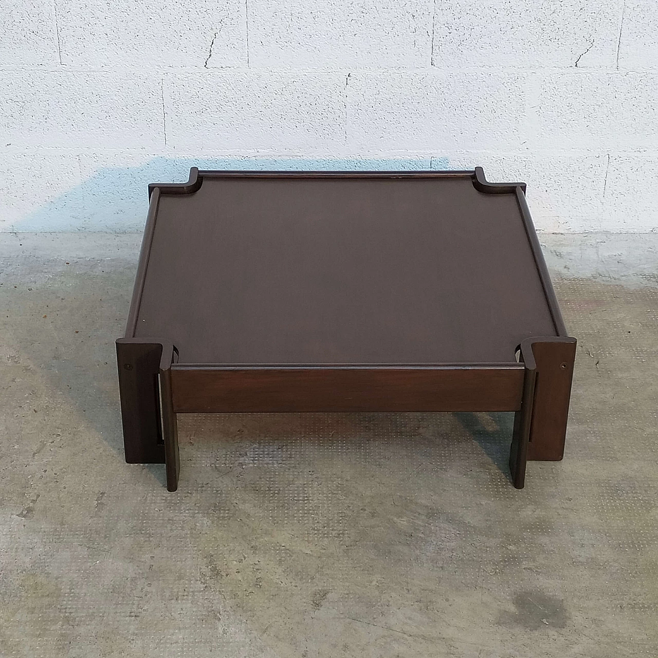Wood Zelda coffee table by Sergio Asti for Poltronova, 1960s 7