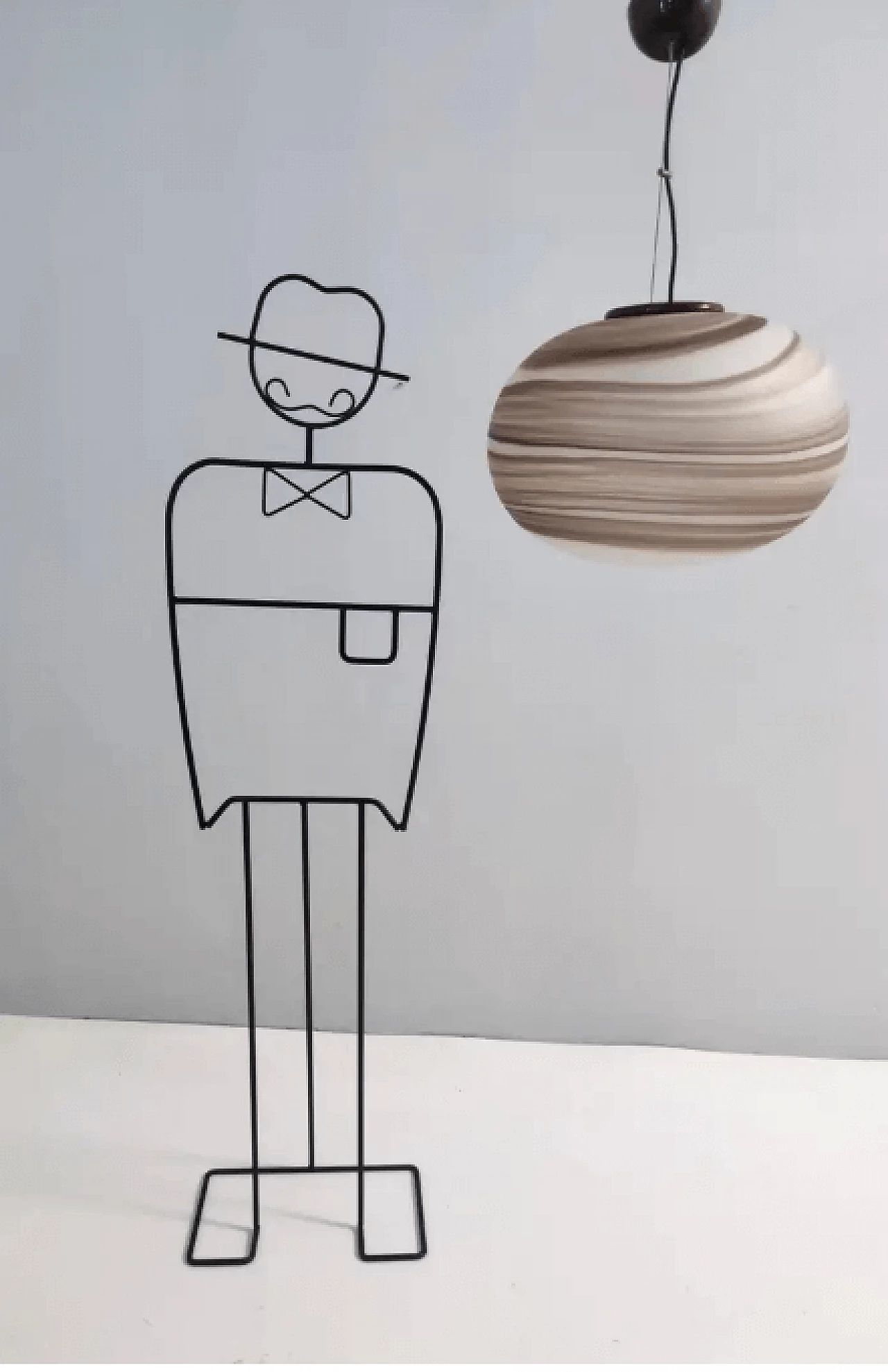 Adjustable oval Giove glass chandelier by Ludovico Diaz de Santillana for VeArt, 1970s 3