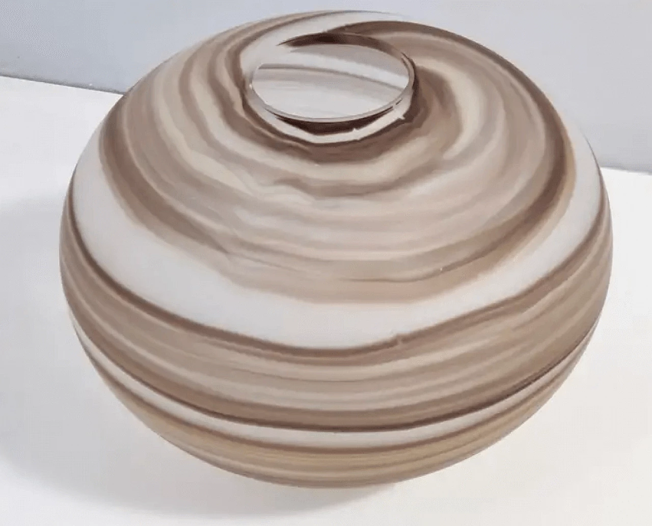 Adjustable oval Giove glass chandelier by Ludovico Diaz de Santillana for VeArt, 1970s 7