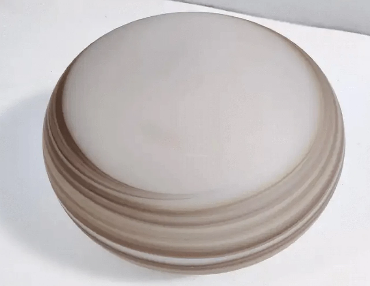 Adjustable oval Giove glass chandelier by Ludovico Diaz de Santillana for VeArt, 1970s 9