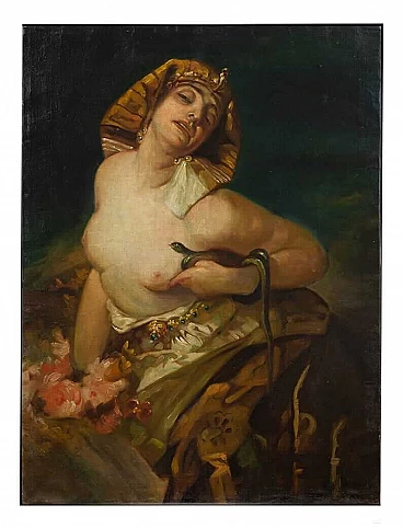 Cleopatra, oil painting on canvas, second half of the 19th century