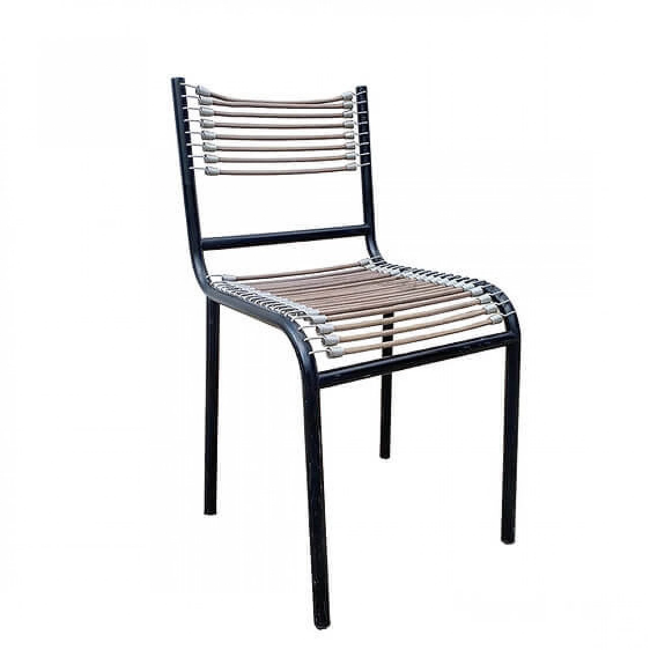 Sandows chair by Renè Herbst black edition, 1930s 7