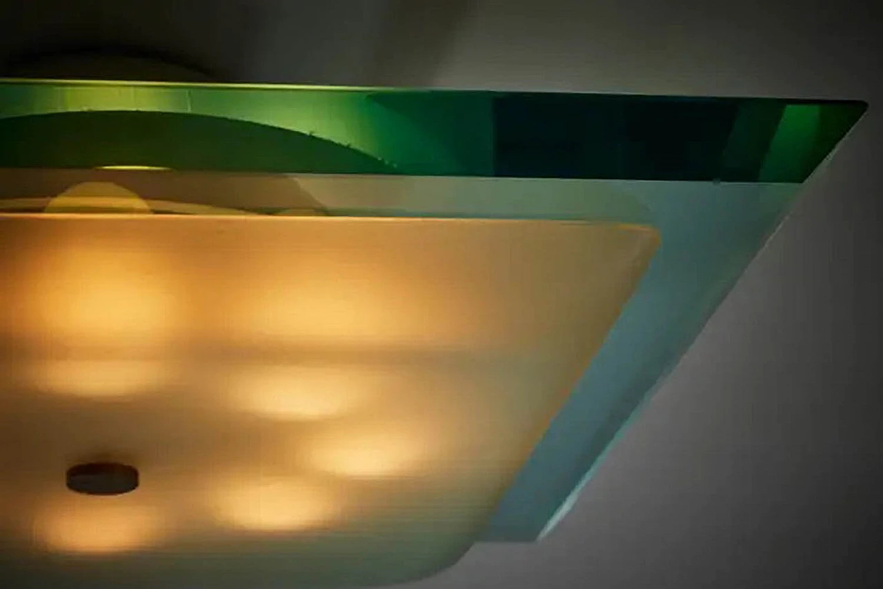 Lampadario da soffitto Mod.1990 di Max Ingrand per Fontana Arte, anni '60 8