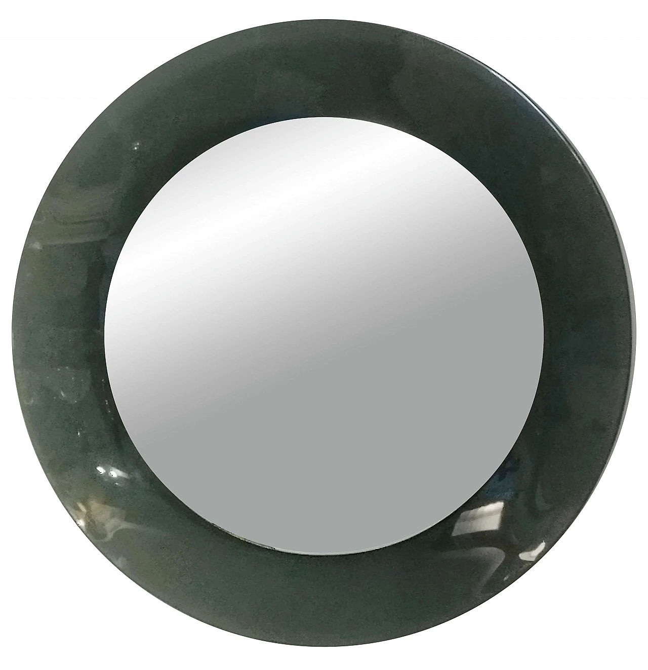 Round mirror by Cristal Labor, 1960s 1