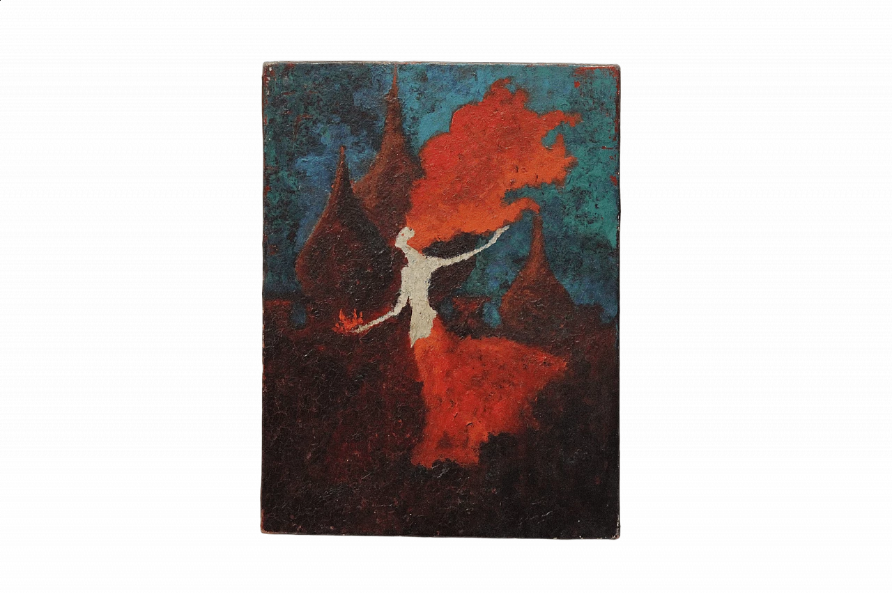 Ludvine, Figure, olio su tela, 1967 5