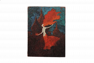 Ludvine, Figure, olio su tela, 1967
