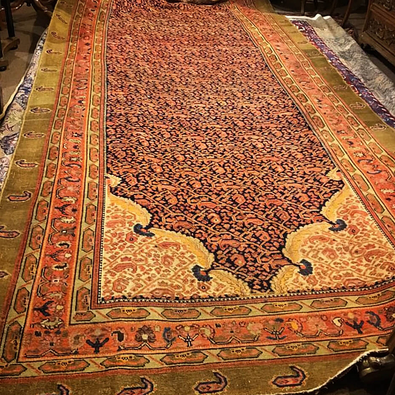 Large oriental rug, 19th century 1
