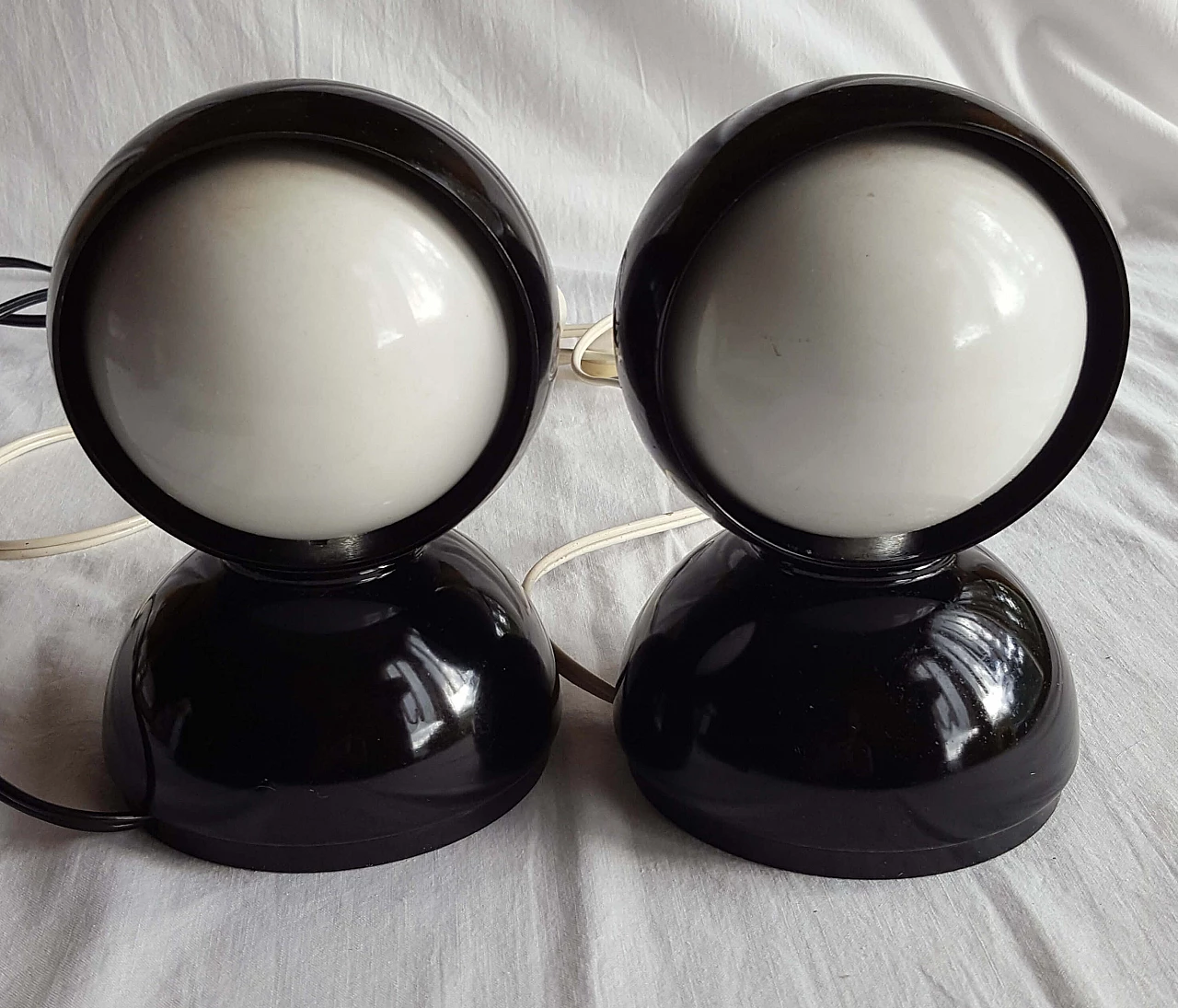 Pair of Eclisse lamps by Vico Magistretti for Artemide, 1980s 3