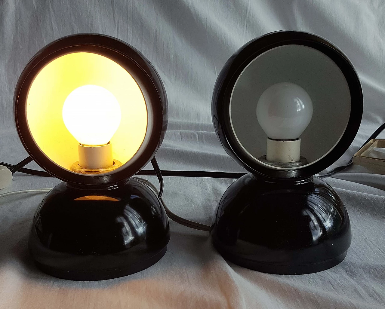 Pair of Eclisse lamps by Vico Magistretti for Artemide, 1980s 10