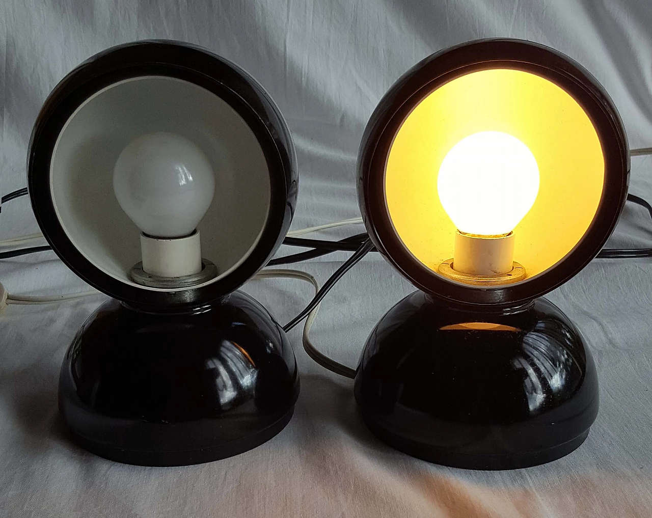 Pair of Eclisse lamps by Vico Magistretti for Artemide, 1980s 11