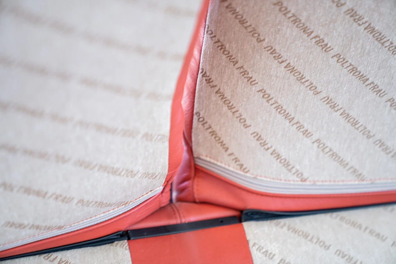 Divano a due posti in pelle bordeaux di Poltrona Frau, anni '90 26