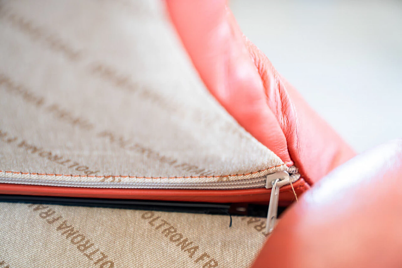 Divano a due posti in pelle bordeaux di Poltrona Frau, anni '90 27