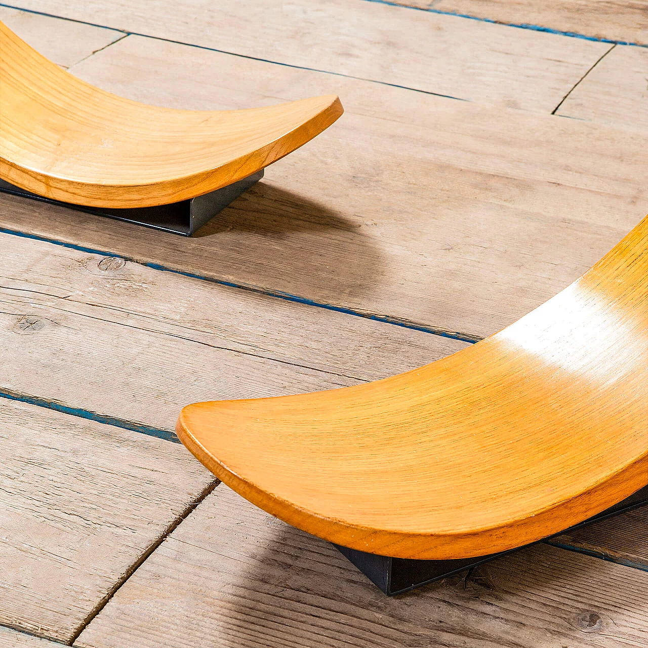 Pair of Chip chairs by Carlo Mo for Tecno, 1990s 3