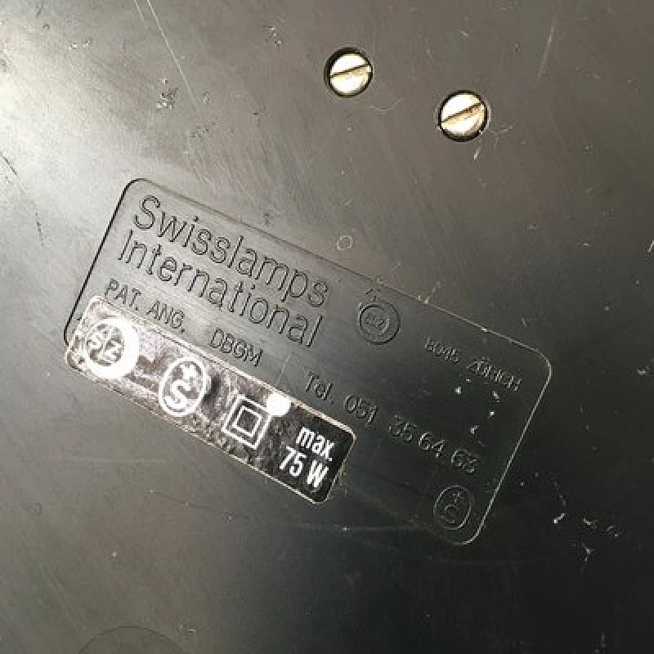 Floor lamp by Robert Haussmann for Swisslamps International, 1960s 19