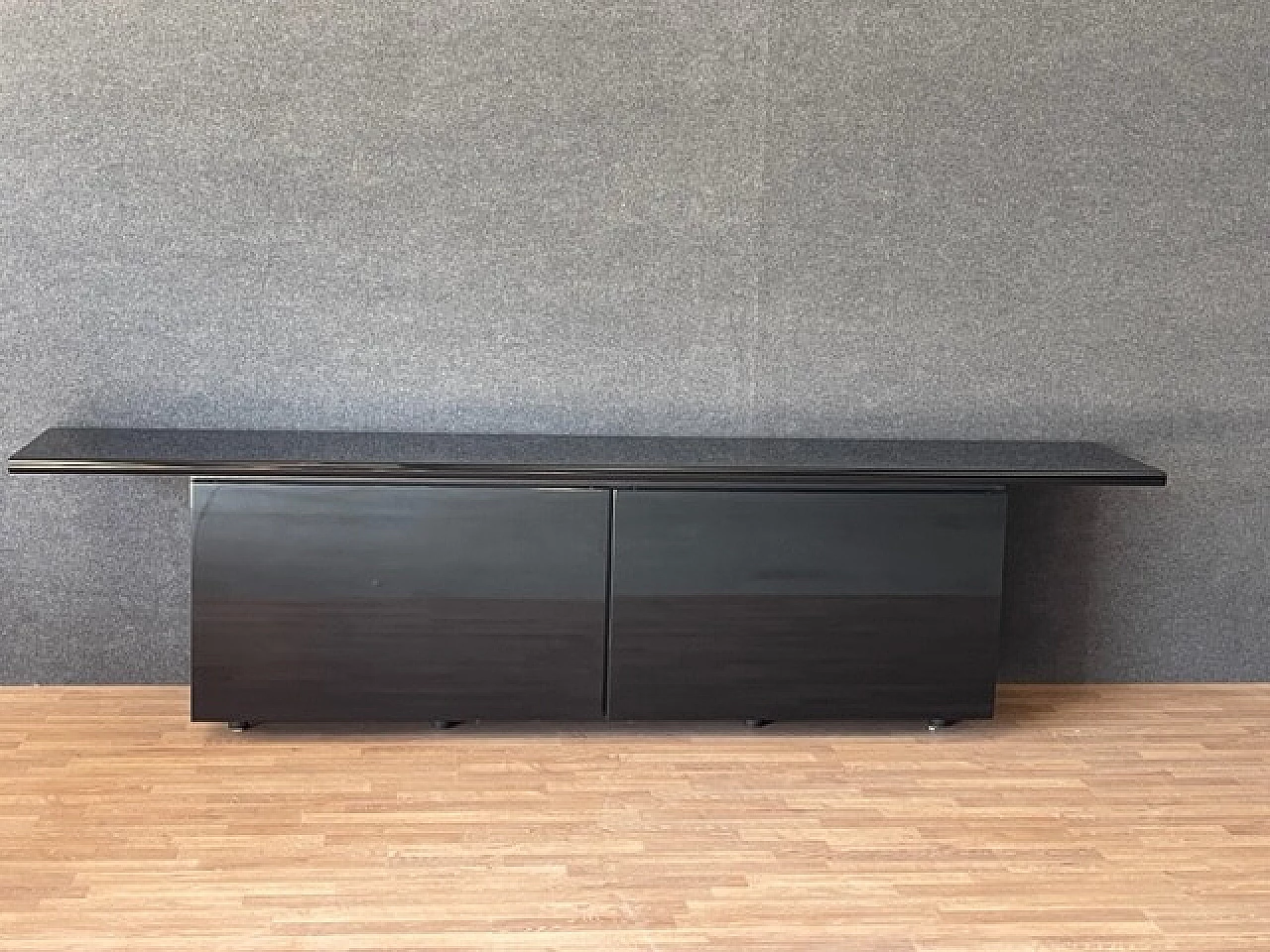 Sheraton sideboard in lacquered wood and laminate by Giotto Stoppino for Acerbis, 1970s 1