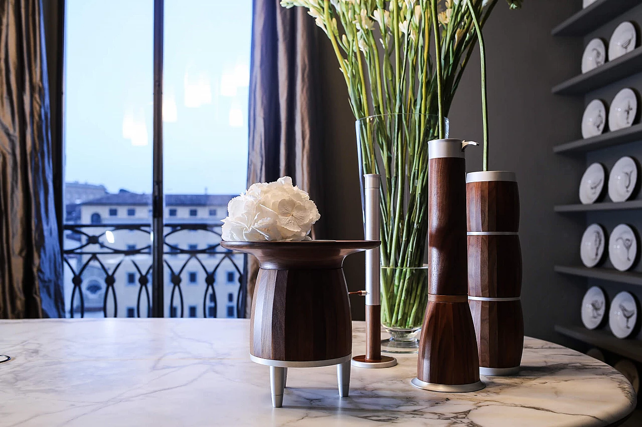 Tavolo Mizar in bronzo e marmo di Roberto Lazzeroni per Giorgetti, anni 2000 7