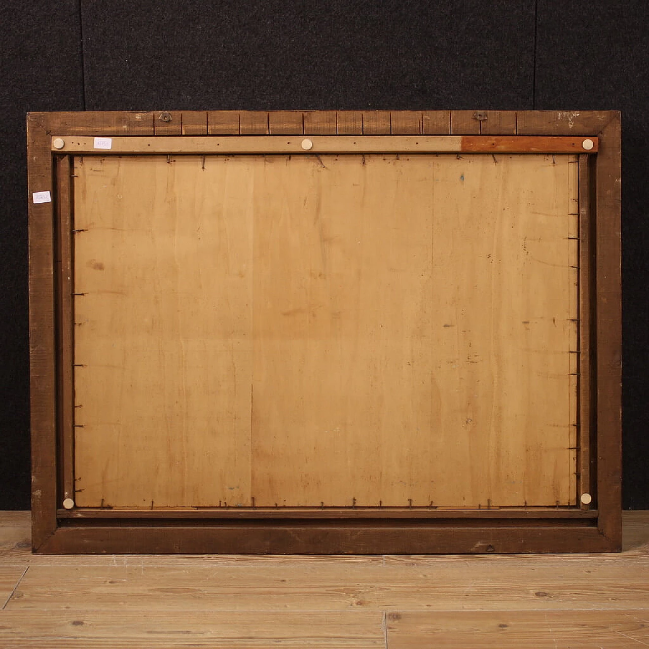 Dipinto di marina, olio su tavoletta, anni '40 8