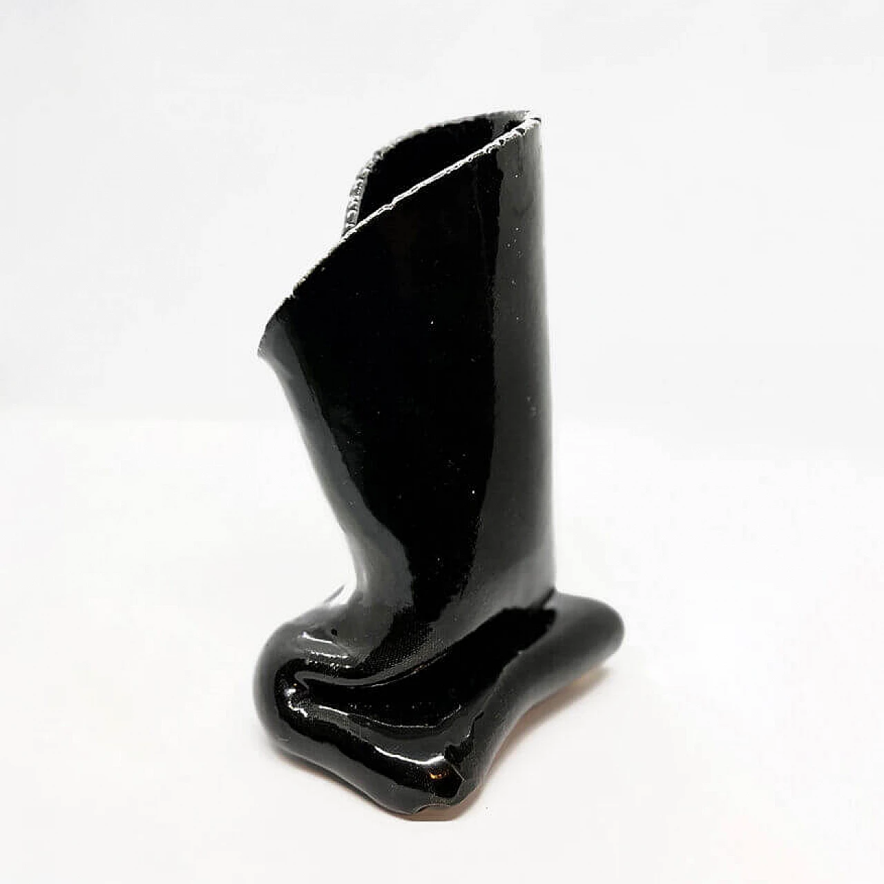 Handmade ceramic vase by Lorenzo, 1970s 3