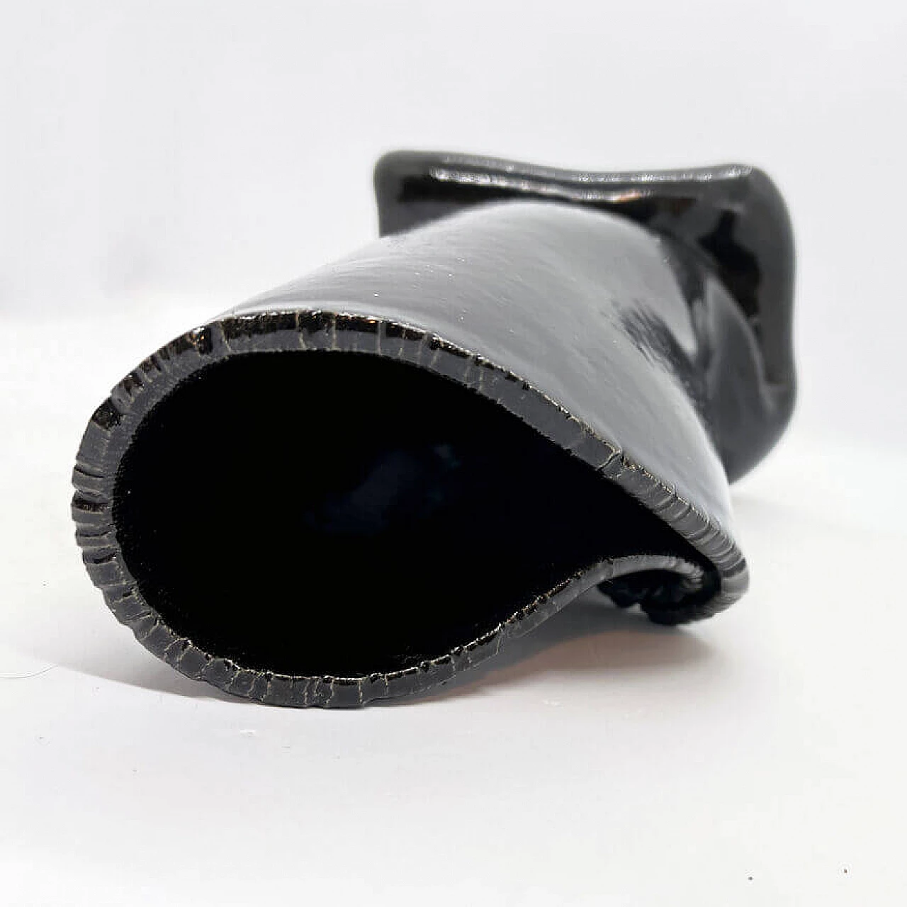 Handmade ceramic vase by Lorenzo, 1970s 6