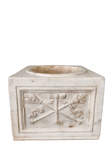 Carved stoup, early 19th century