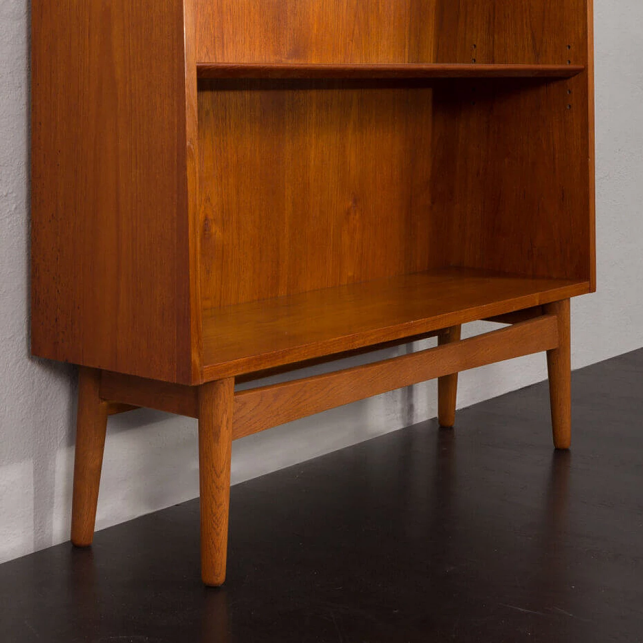 Pair of Bornholmer teak bookcases by Johannes Sorth for Nexo, 1960s 2